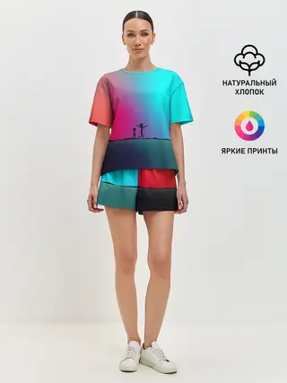 Женская пижама с шортами / Open World