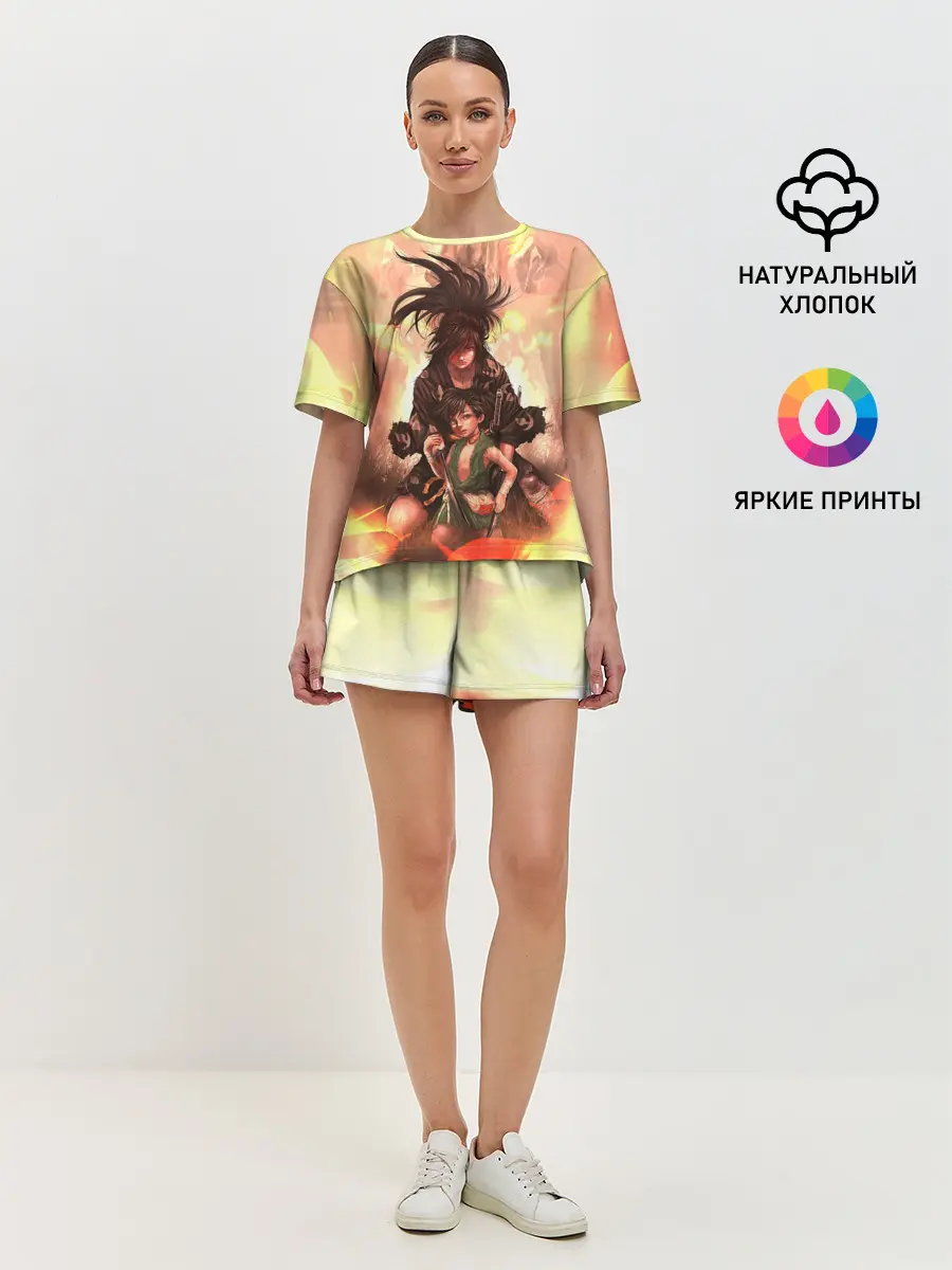 Женская пижама с шортами / Хяккимару | Такебо | Дороро