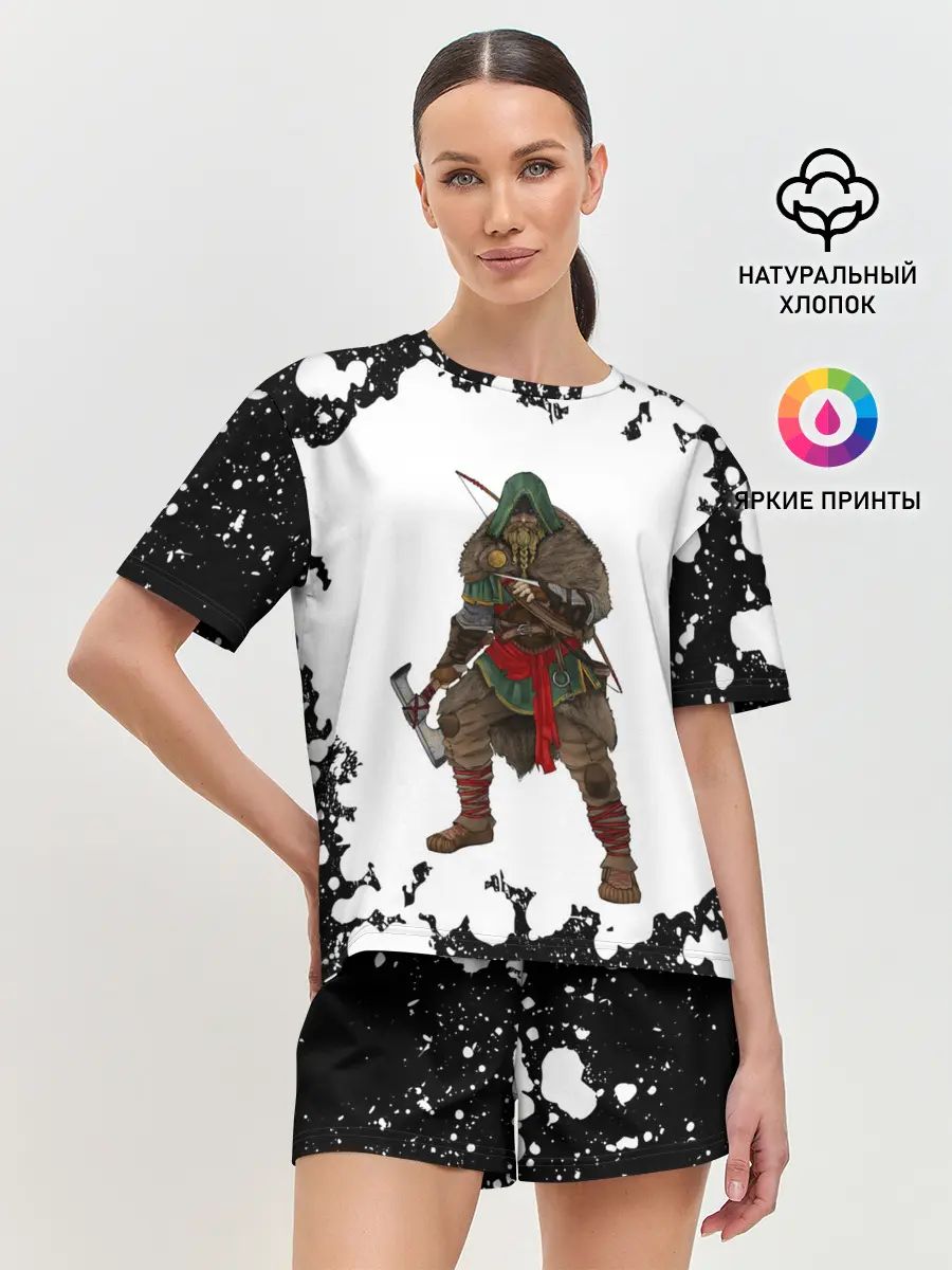 Женская пижама с шортами / ASSASSINS CREED VALHALLA