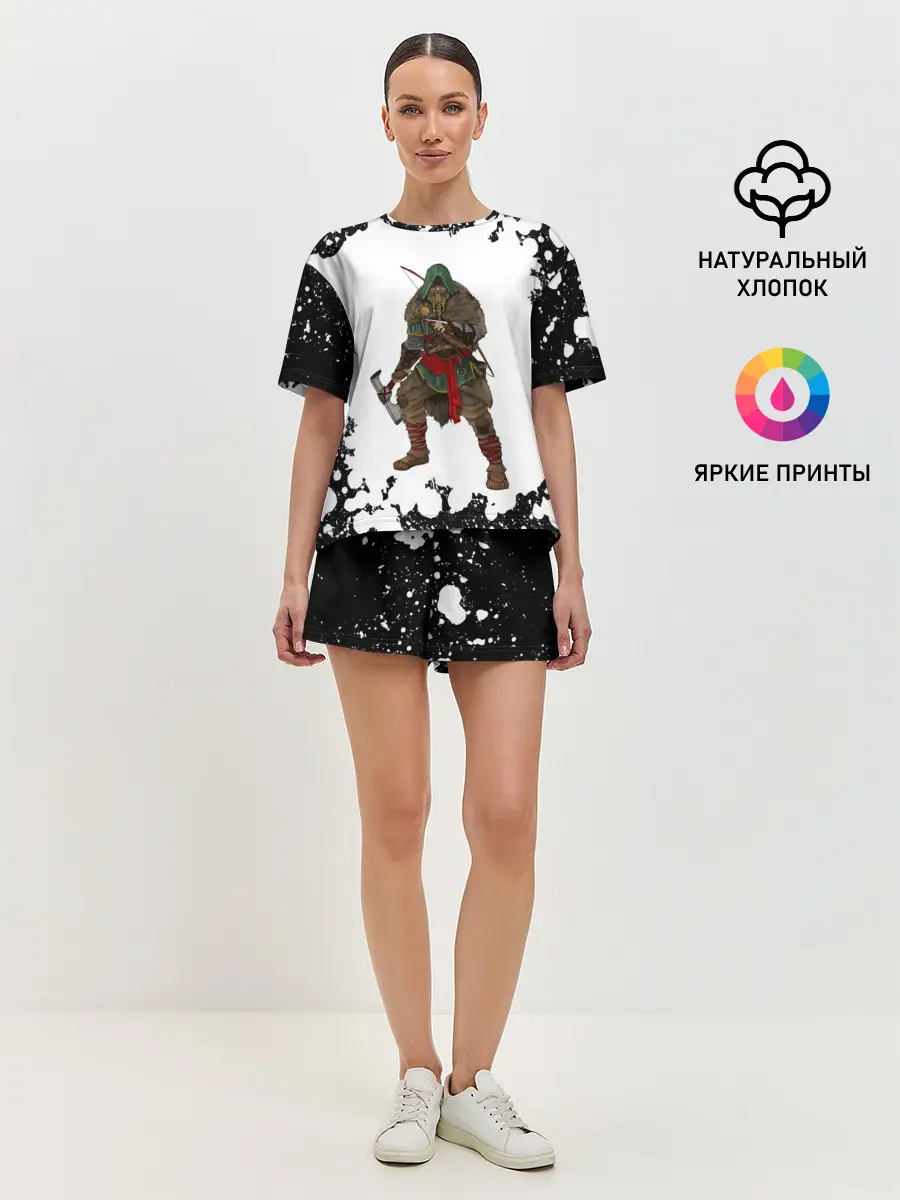 Женская пижама с шортами / ASSASSINS CREED VALHALLA
