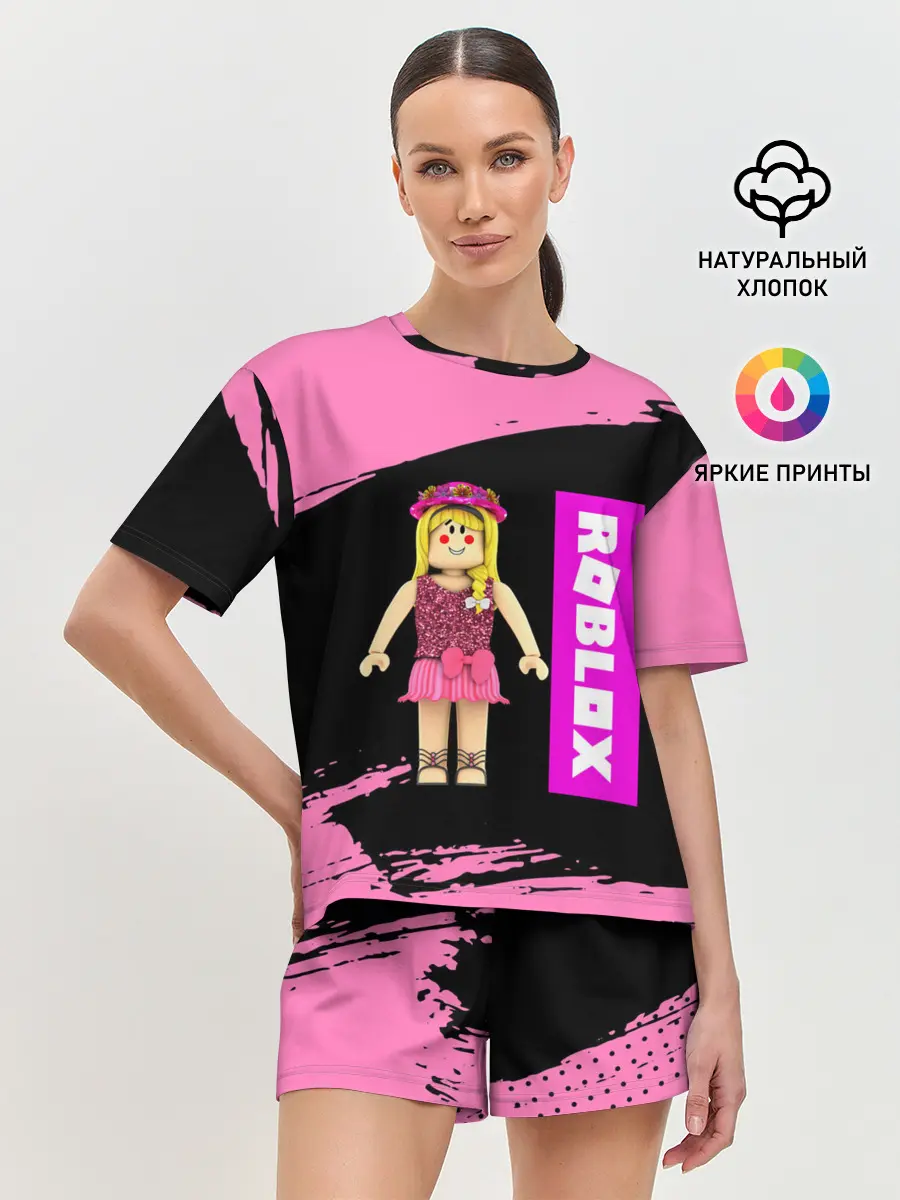 Женская пижама с шортами / BARBIE | ROBLOX | РОБЛОКС