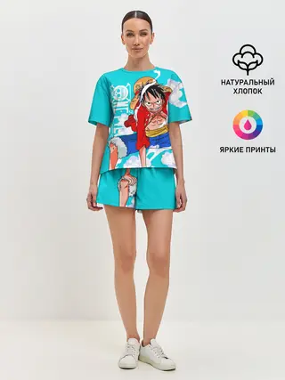 Женская пижама с шортами / Ван-Пис, Гому Гому но Ми