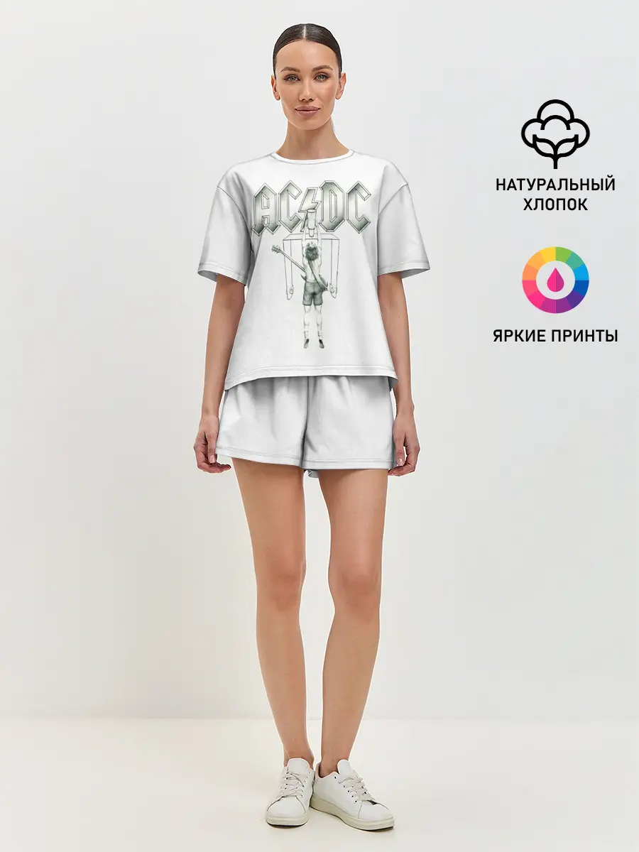 Женская пижама с шортами / Flick of the Switch AC/DC