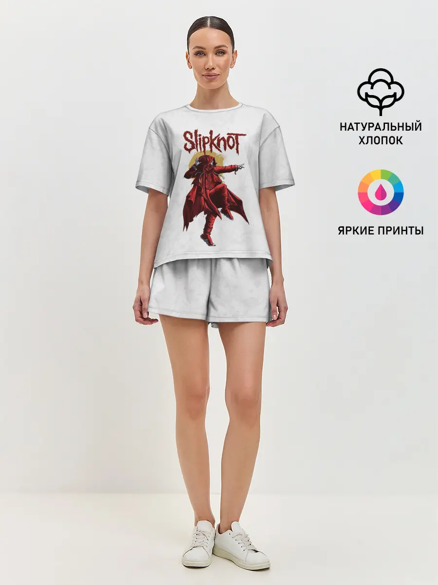 Женская пижама с шортами / SLIPKNOT | СЛИПКНОТ