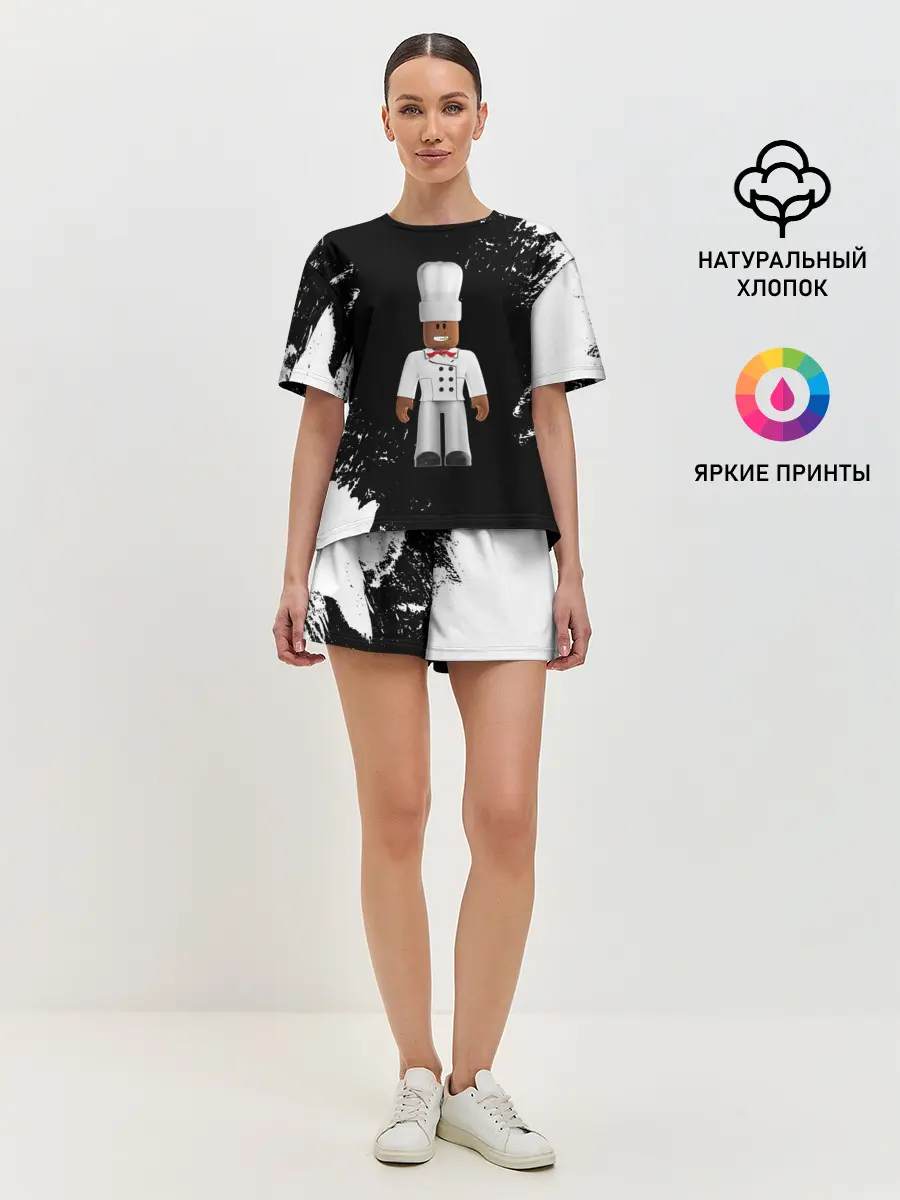 Женская пижама с шортами / ROBLOX | РОБЛОКС | LOGO