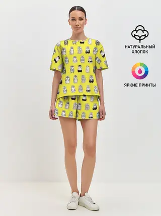 Женская пижама с шортами / Я, Цусима