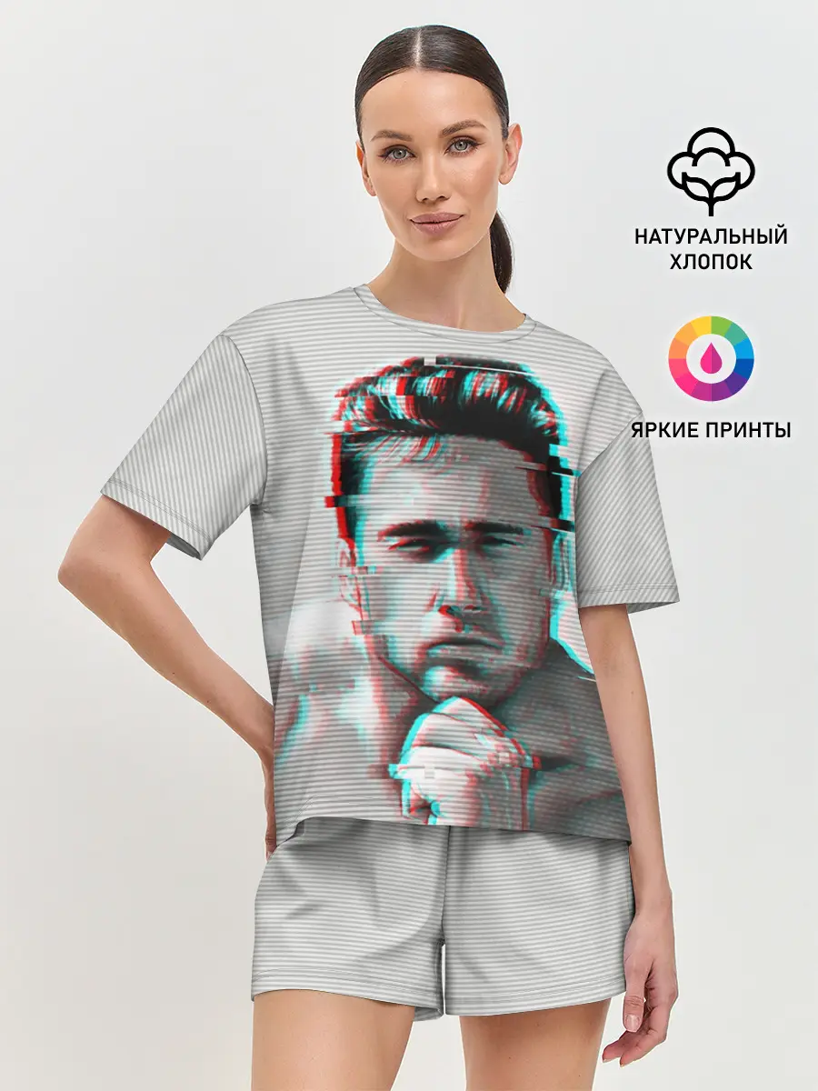 Женская пижама с шортами / Billie Herrington Gachimuchi