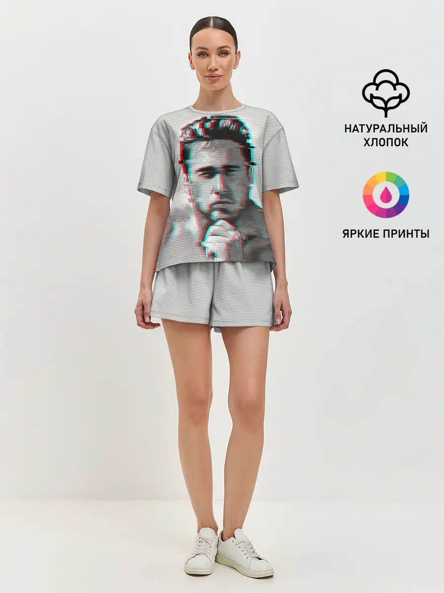 Женская пижама с шортами / Billie Herrington Gachimuchi