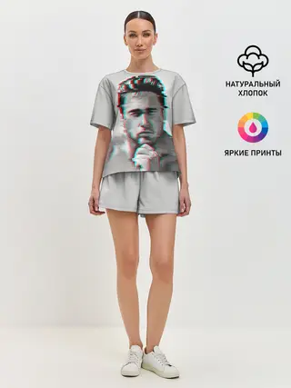 Женская пижама с шортами / Billie Herrington Gachimuchi