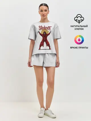 Женская пижама с шортами / COREY TAYLOR | SLIPKNOT | СЛИПКНОТ
