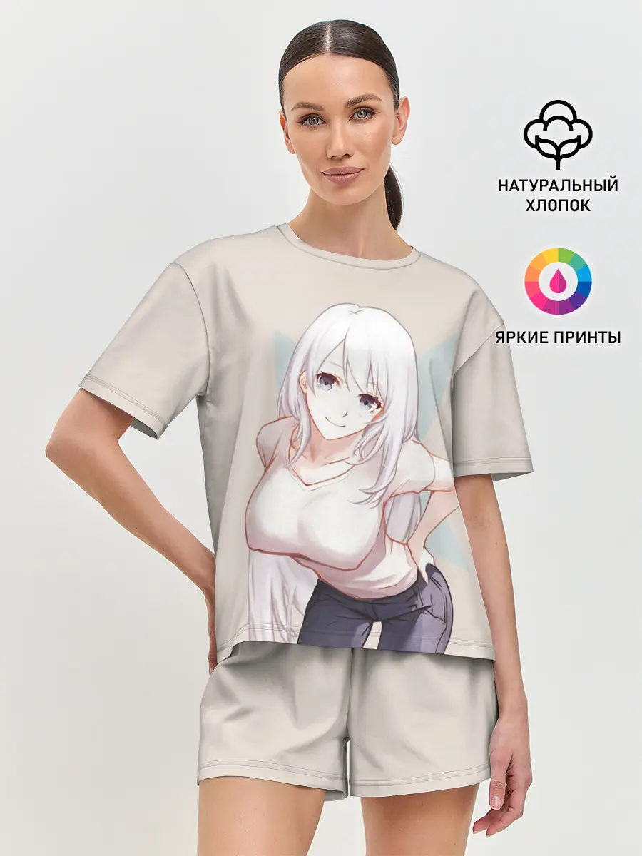 Женская пижама с шортами / Reona Kisaragi