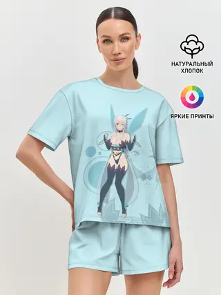 Женская пижама с шортами / Fairy Reona