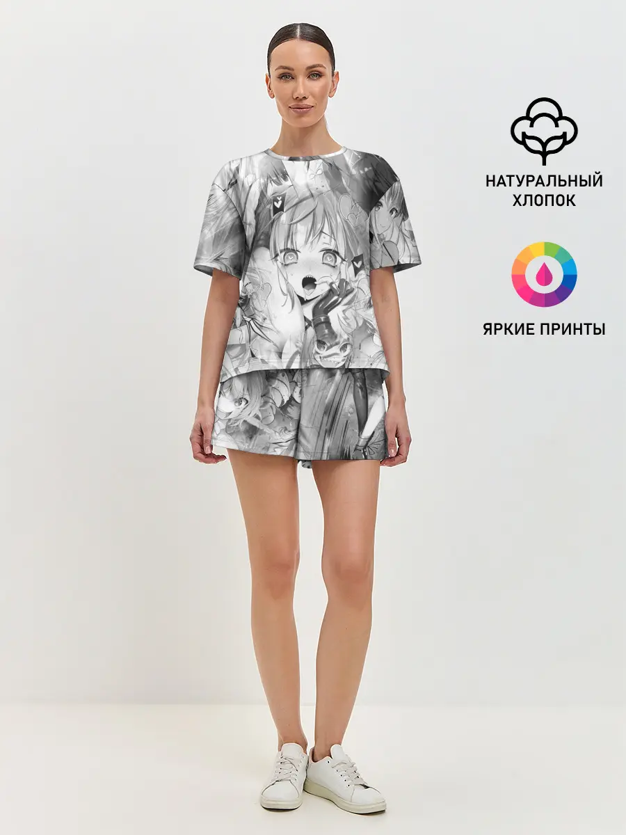 Женская пижама с шортами / Full Dive RPG Manga