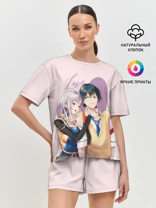 Женская пижама с шортами / Love Rpg