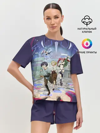 Женская пижама с шортами / Full Dive RPG Poster