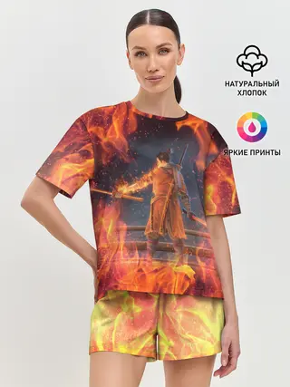 Женская пижама с шортами / Warrior | Sekiro shadows die twice