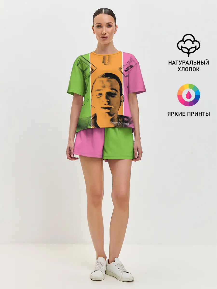 Женская пижама с шортами / На игле