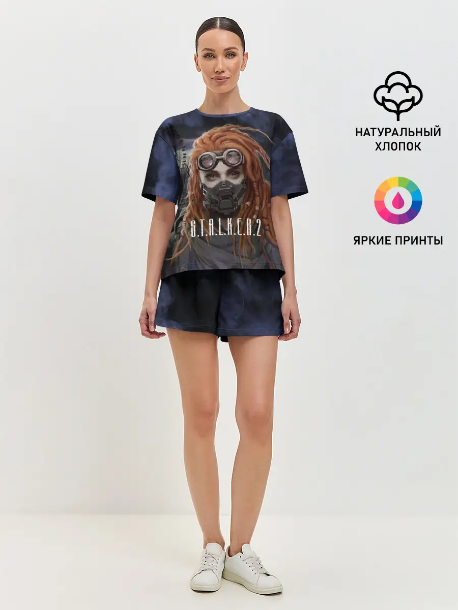 Женская пижама с шортами / S.T.A.L.K.E.R. | С.Т.А.Л.К.Е.Р 2