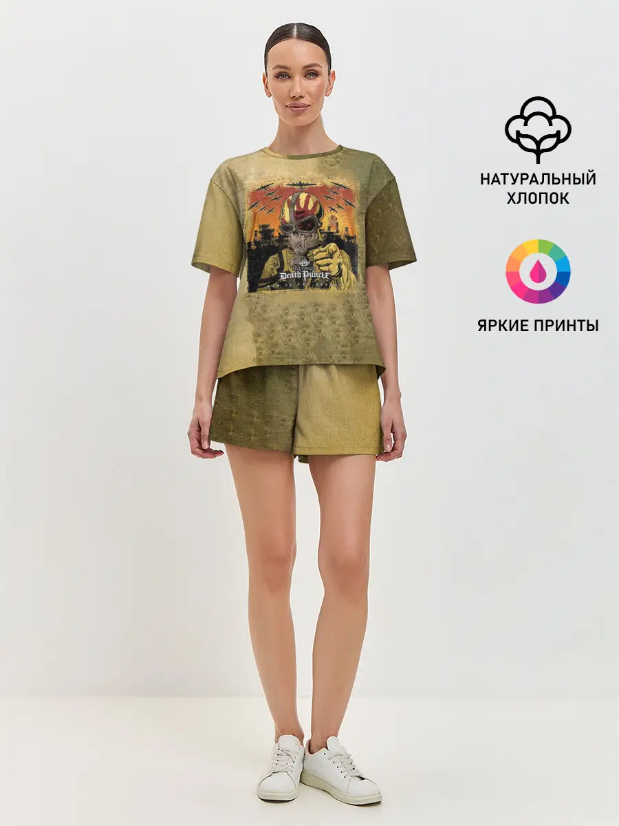 Женская пижама с шортами / War Is the Answer - Five Finger Death Punch