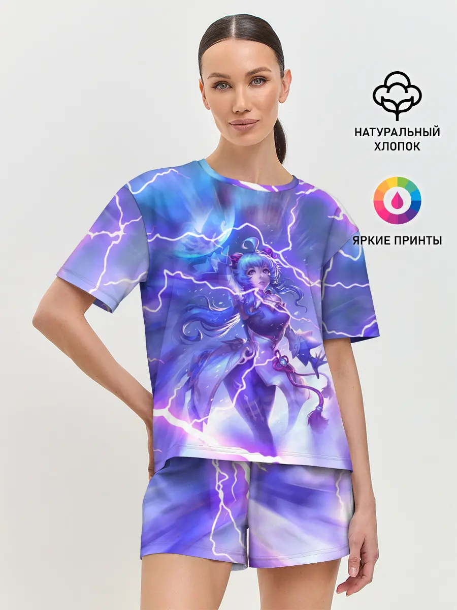 Женская пижама с шортами / Genshin Impact | Геншин Импакт
