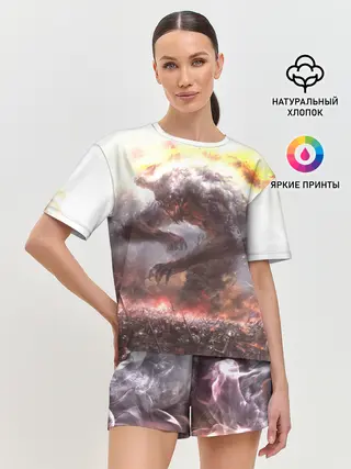 Женская пижама с шортами / Демон Войны | The Demon of War