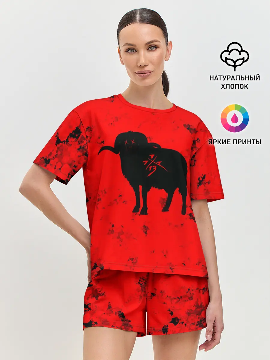 Женская пижама с шортами / THE RAM