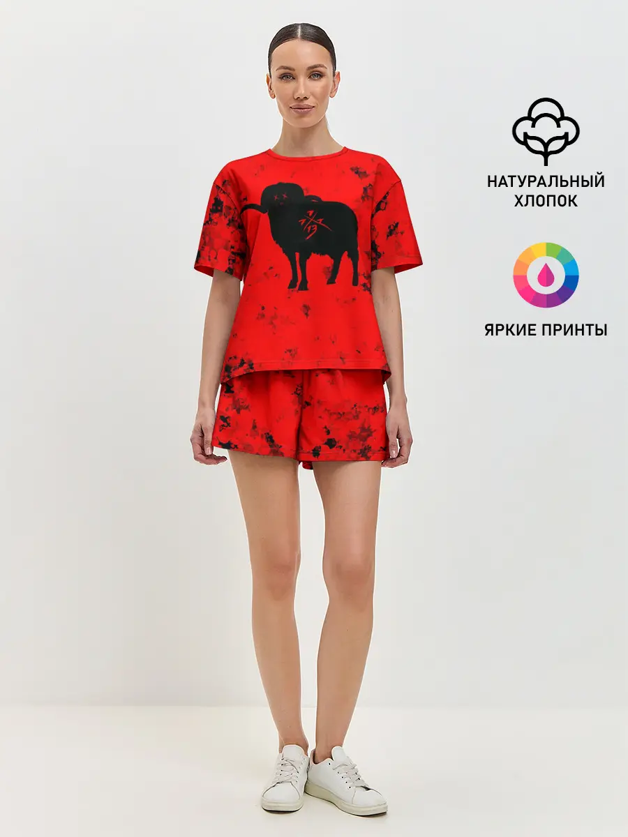 Женская пижама с шортами / THE RAM