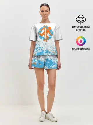 Женская пижама с шортами / PORTAL 2