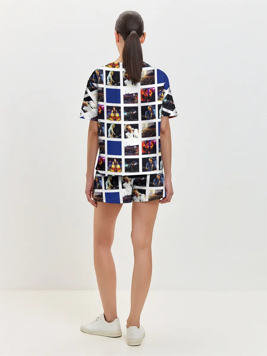 Женская пижама с шортами / The Crush Tour - Bon Jovi