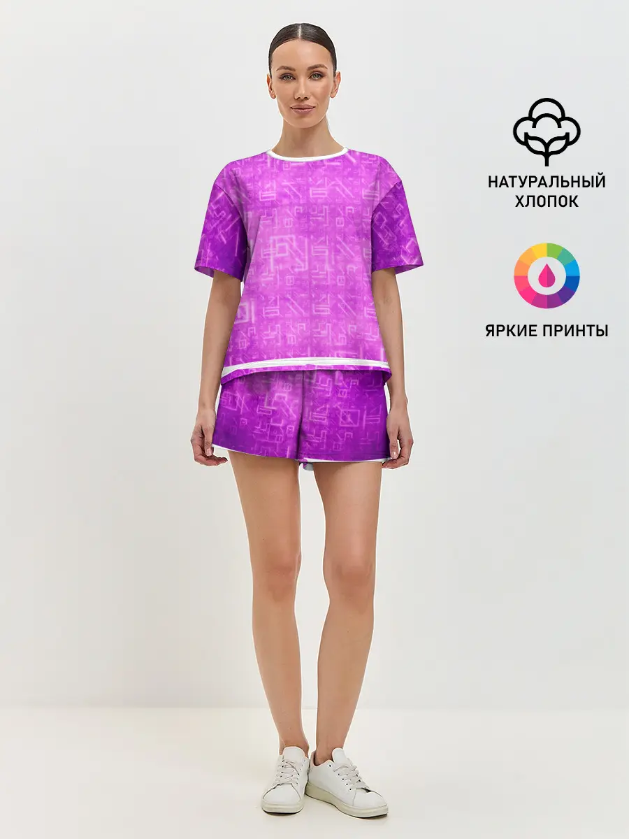 Женская пижама с шортами / FORTNITE PINK | ФОРТНАЙТ
