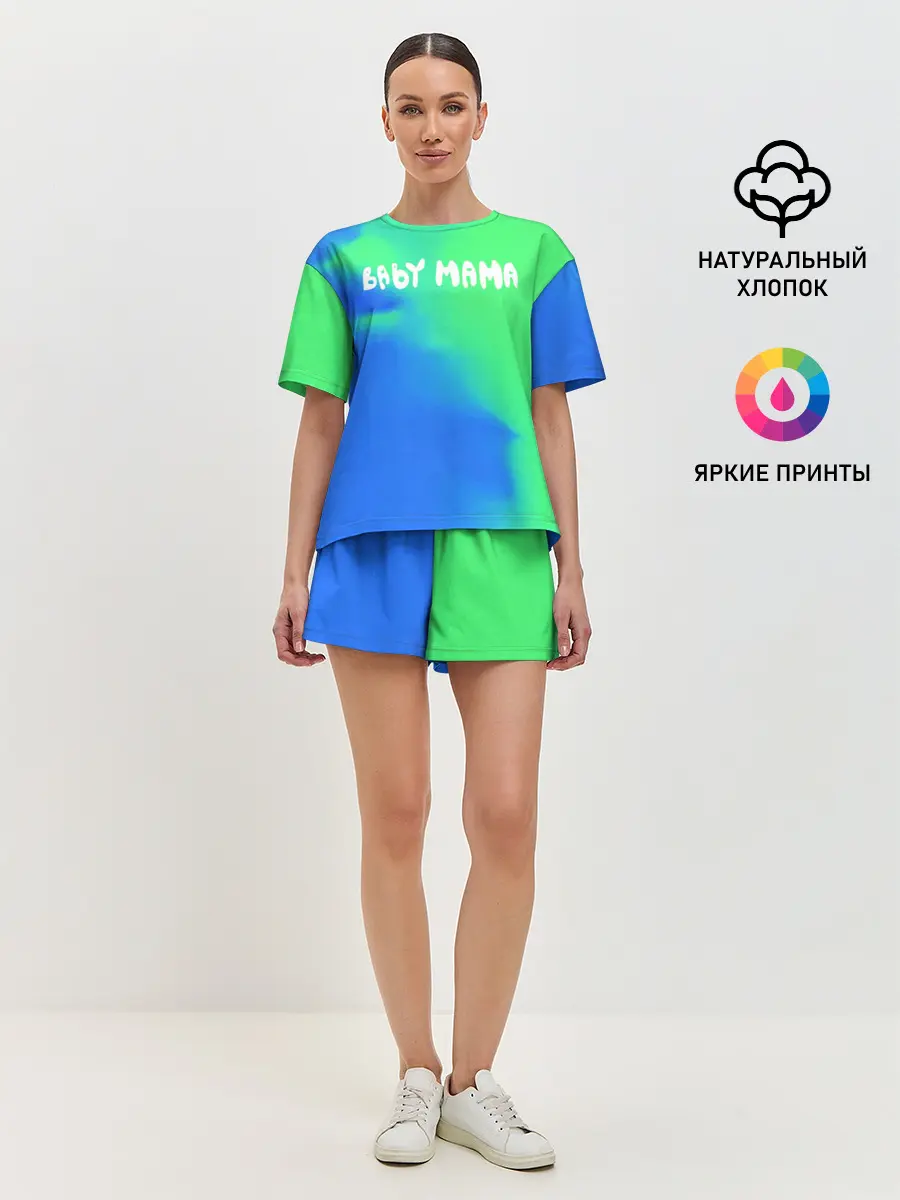 Женская пижама с шортами / Скриптонит Бейби Мама