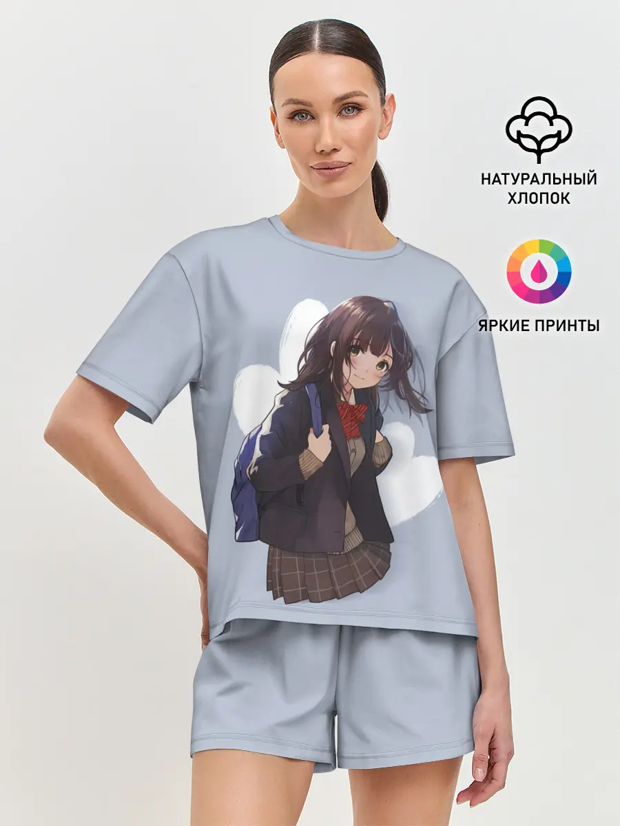 Женская пижама с шортами / Sayu