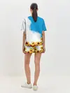 Женская пижама с шортами / Саю и Подсолнухи