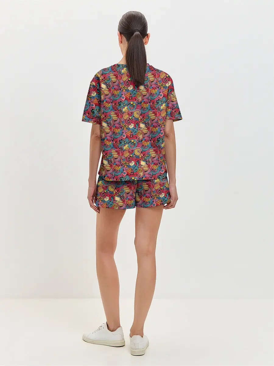 Женская пижама с шортами / День Рождения