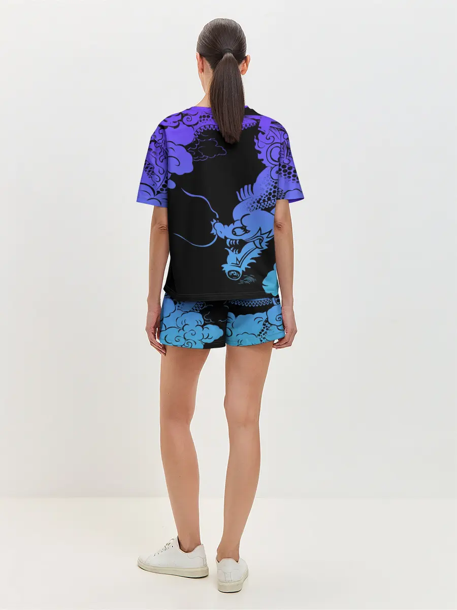 Женская пижама с шортами / Дракон | Dragon