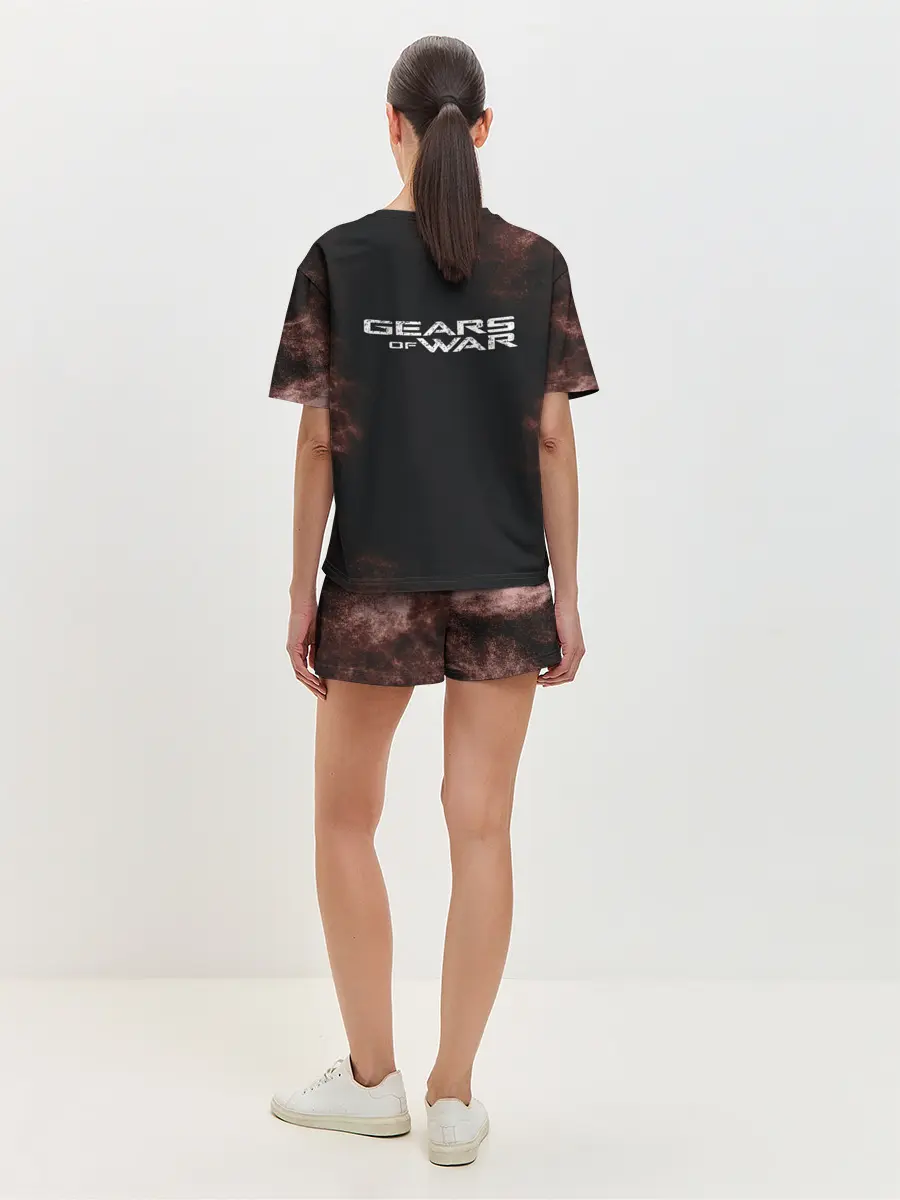 Женская пижама с шортами / NPC | ШЕСТЕРЕНКИ | ЛОГО