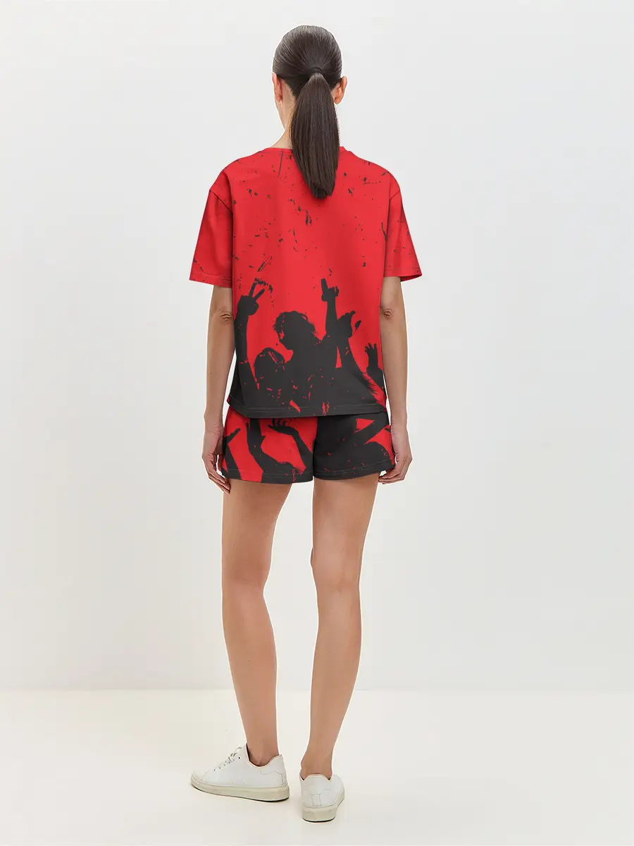 Женская пижама с шортами / АНАРХИЯ | СВОБОДА