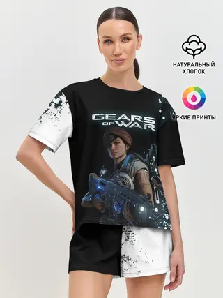 Женская пижама с шортами / GEARS OF WAR | ШЕСТЕРЕНКИ