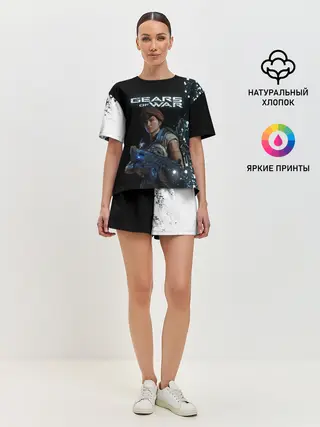 Женская пижама с шортами / GEARS OF WAR | ШЕСТЕРЕНКИ