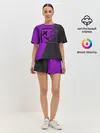 Женская пижама с шортами / Purple Smile
