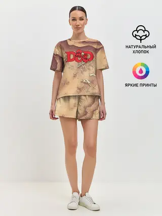 Женская пижама с шортами / Dungeons and Dragons | D&D