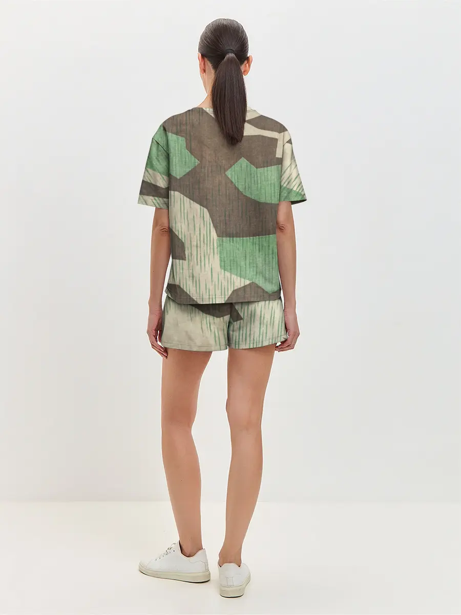 Женская пижама с шортами / Splittertarnmuster