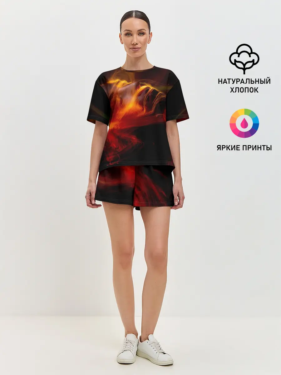 Женская пижама с шортами / Fire Girl