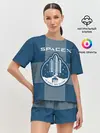 Женская пижама с шортами / Space X