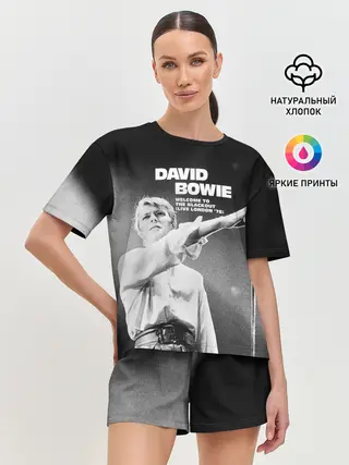 Женская пижама с шортами / Welcome to the Blackout - David Bowie