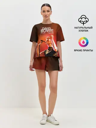 Женская пижама с шортами / Brilliant Live Adventures - David Bowie
