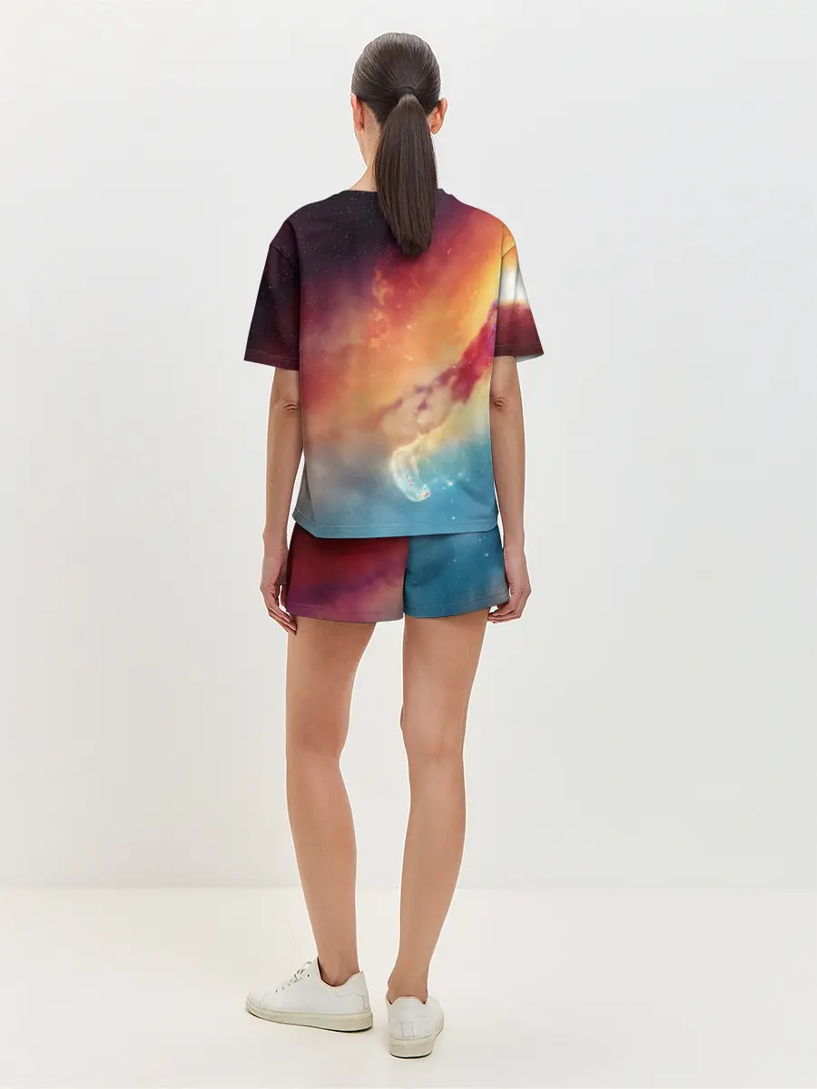 Женская пижама с шортами / Space X