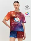 Женская пижама с шортами / Space X