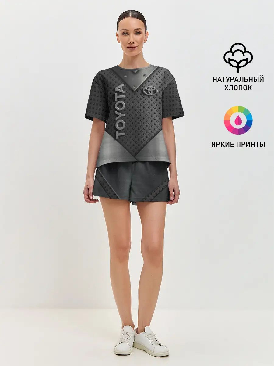Женская пижама с шортами / TOYOTA IRON | STEEL