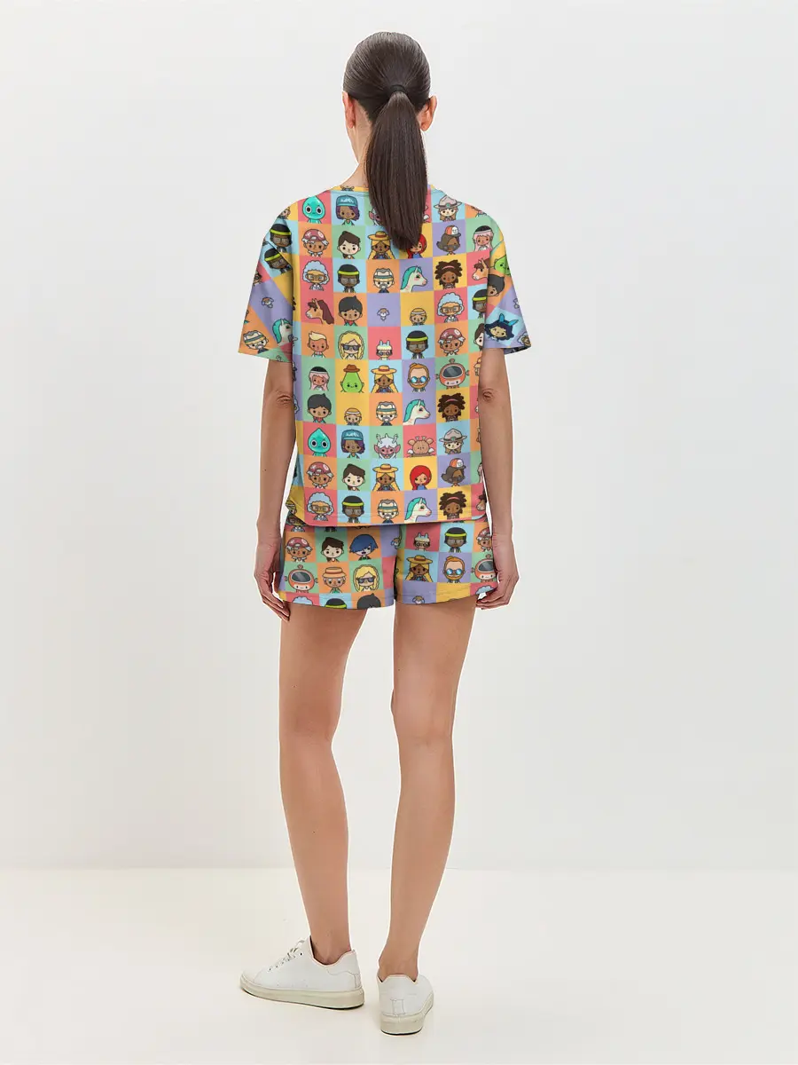 Женская пижама с шортами / Toca Life Worl